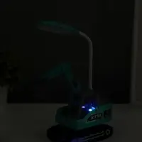 Ночник "Экскаватор" 8хLED 3Вт 5V USB АКБ 2 режима, точилка 7х11х31 см Ночник "Экскаватор" 8хLED 3Вт 5V USB АКБ 2 режима, точилка 7х11х31 см