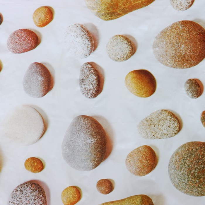 Штора для ванной Доляна «Галька», 180×180 см, EVA Штора для ванной Доляна «Галька», 180×180 см, EVA