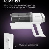 Пылесос HYV-S5550 500мл 400Вт белый