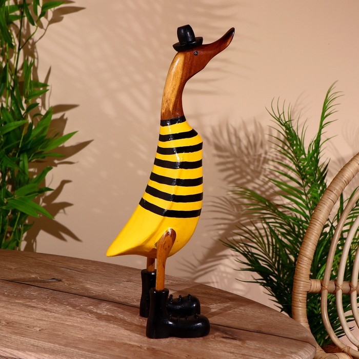 Сувенир "Утка-пчёлка" дерево 45 см