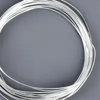 Проволока алюминиевая для поделок и декорирования, 5 м, d=1 мм, серебристая