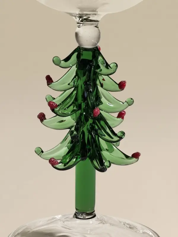 Бокал для вина Бокал для вина "Елочный", зеленый 8х20,5 см