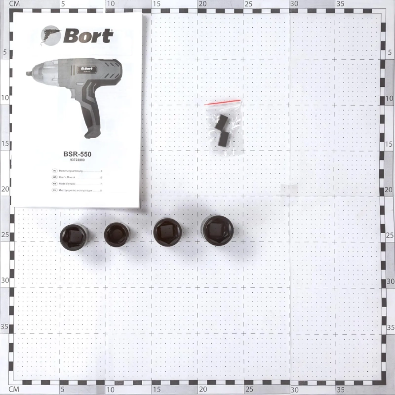 Гайковерт ударный BORT BSR-550, 550Вт, 350Нм, 1/2 (93723880)