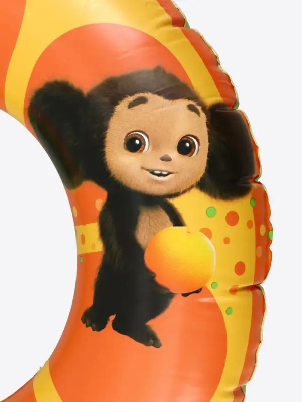 Круг надувной для плавания детский 55 см, Чебурашка