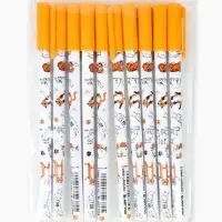 Ручка пиши-стирай, синяя паста, гелевая 0.5 мм, с колпачком &laquo;Кот&raquo;