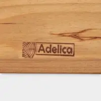 Подарочный набор посуды Adelica &laquo;Бари&raquo;, доска разделочная d=25 см, блюдо для подачи d=24 см, менажница 3 секции d=20 см, подставка, дерево берёза