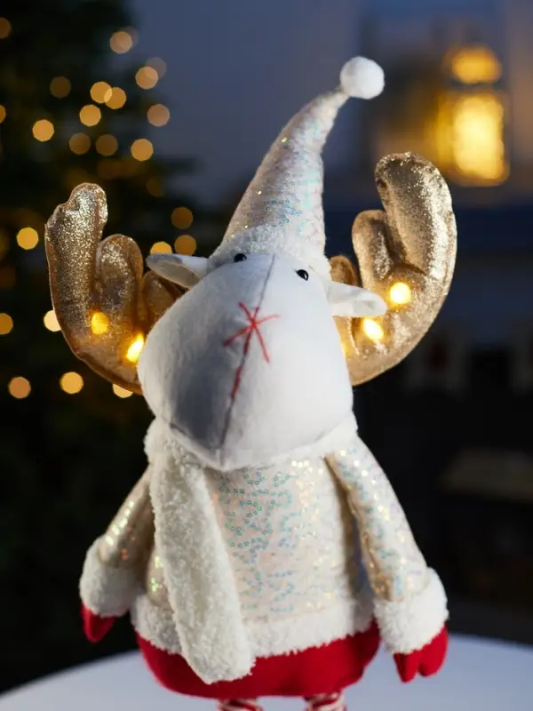 Фигура текстиль «Лосик» 55-84 см, телеск-е ножки, 1LED,AG10x3 (в компл.), Т/БЕЛЫЙ Фигура текстиль «Лосик» 55-84 см, телеск-е ножки, 1LED,AG10x3 (в компл.), Т/БЕЛЫЙ