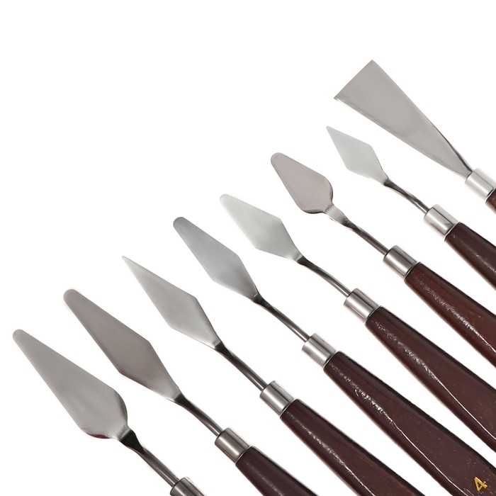 Набор мастихинов для художника, 18 предметов Набор мастихинов для художника, 18 предметов