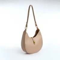 Сумка женская багет TEXTURA на молнии, 27&times;9&times;23 см, бежевая