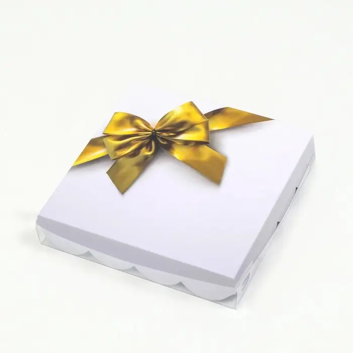 Коробка для печенья, Royal gold, 15×15×3 см