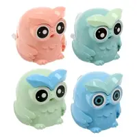 Точилка для карандашей механическая Calligrata &laquo;Сова&raquo;, с контейнером, МИКС