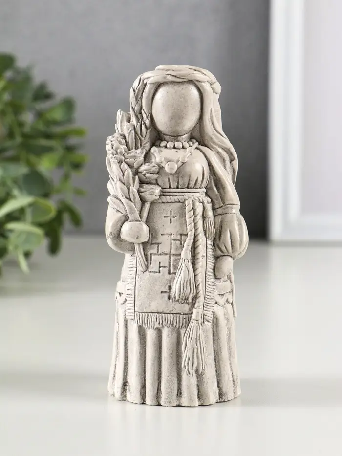 Фигура гипс "Лесная Берегиня" 13х6 см, под камень Фигура гипс "Лесная Берегиня" 13х6 см, под камень