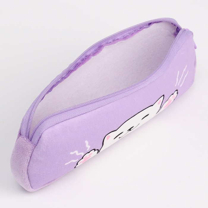 Пенал школьный мягкий Пенал школьный мягкий "Котик", 6,5*20 см