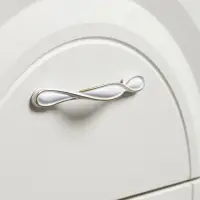 Ручка-скоба PC181BL, м/о 96 мм, белая, набор 8 шт.