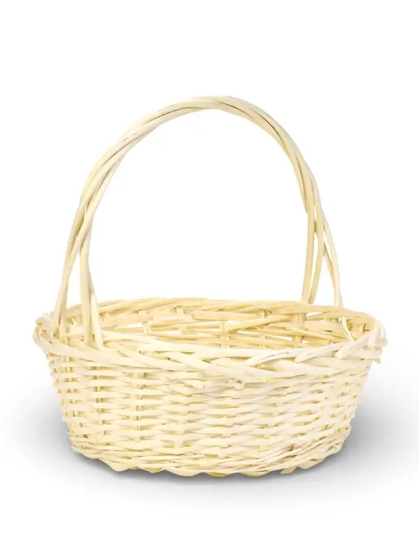 Набор корзин 3 шт ИВА 35x35x14 30x30x12 25х25x11 см ПЛЕТ ручка h=20/18/16 см