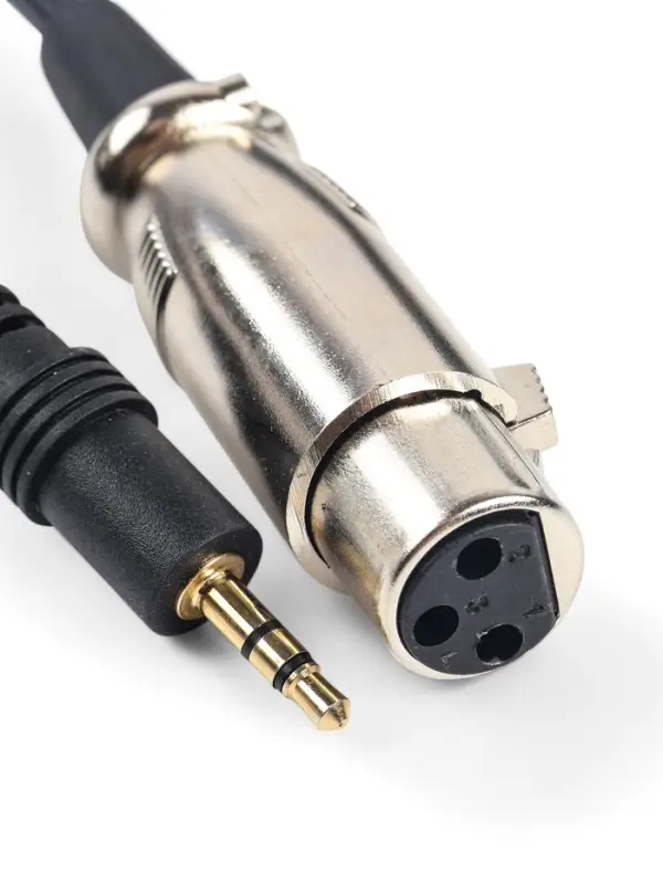 Микрофон конденсаторный Music Life золотой: кабель, ветрозащита, стойка