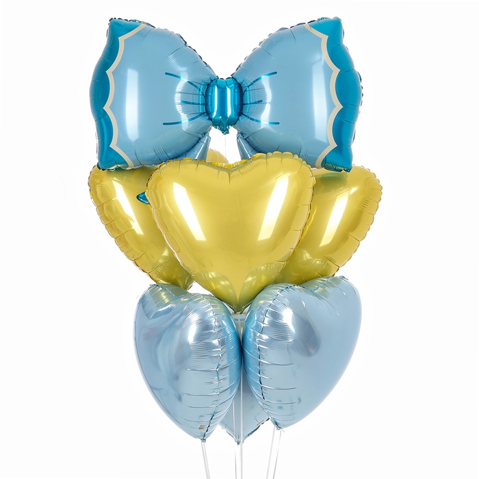 Набор фольгированных шаров «Бантик», 7 шт. Набор фольгированных шаров «Бантик», 7 шт.