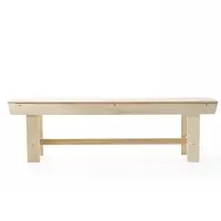 Лавка деревянная для дачи и бани, 150&times;40&times;41 см, из наличника