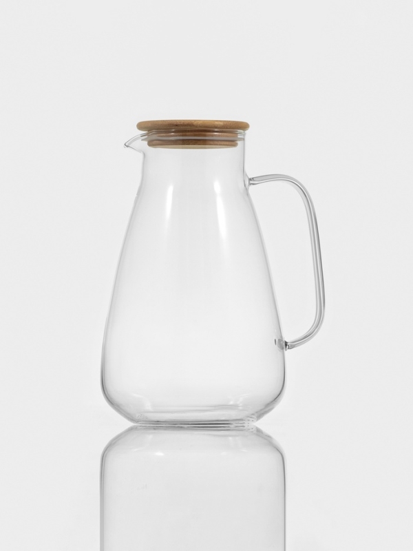 Кувшин стеклянный с бамбуковой крышкой «Эко», 1,8 л Кувшин стеклянный с бамбуковой крышкой «Эко», 1,8 л