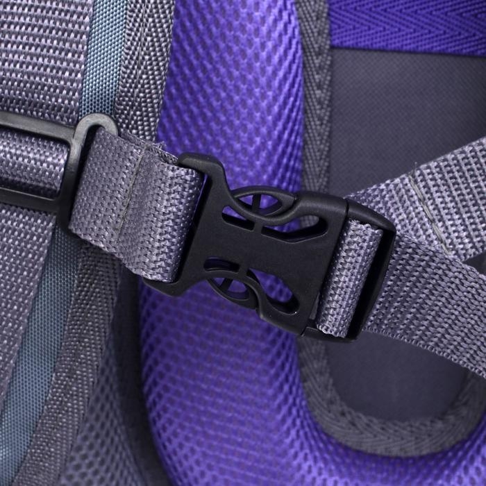 Рюкзак каркасный школьный 38 х 30 х 16 см, эргономичная спинка, Stavia "Фламинго мини", чёрный/розовый