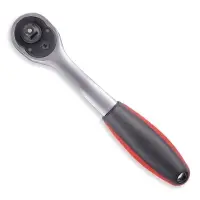 Рукоятка трещоточная 1/4"DR 72 зубца (пластиковая ручка) AVS RH11472