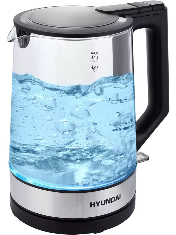 Чайник HYK-G8808 1,7л 2200Вт черный (стекло)