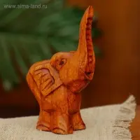 Сувенир дерево "Слонёнок Джамбо" 10х6х4 см