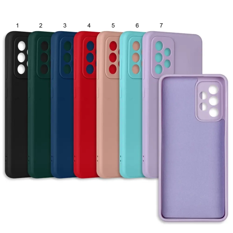 Чехол Samsung A52 цветной силикон Чехол Samsung A52 цветной силикон