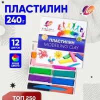 Пластилин &laquo;Луч. Классика цвета&raquo;, 12 цветов, 240 г