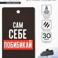 Ароматизатор в машину &laquo;Сам себе побибикай&raquo;, аромат антитабак