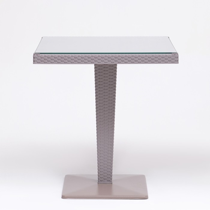 Стол садовый Стол садовый "Ротанг" 70 х 70 х 74 см, серый