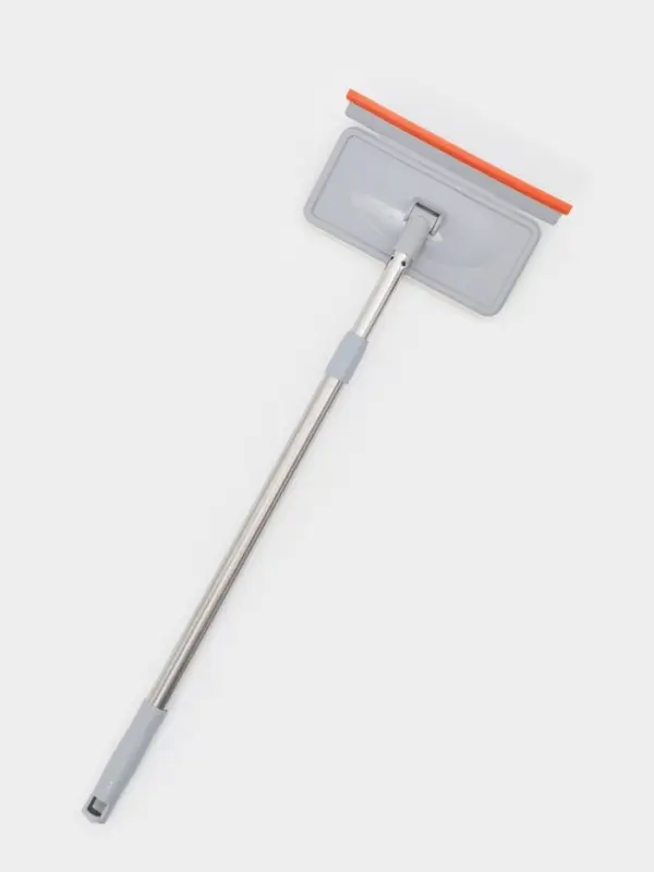 Окномойка "Топ" 2-х секционный черенок, выс 75 см, съемная насадка велюр, водосгон