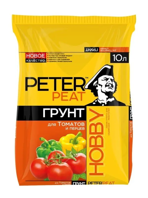 Грунт для Томатов И Перцев "PETER PEAT", линия Хобби, 10 л