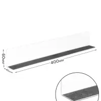 Пластиковый разделитель, высотой 6 см, с магнитным основанием, L=40 см