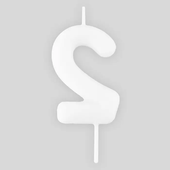 Свеча для торта, цифра «2», светится в темноте, 3,8 х 8 см Свеча для торта, цифра «2», светится в темноте, 3,8 х 8 см