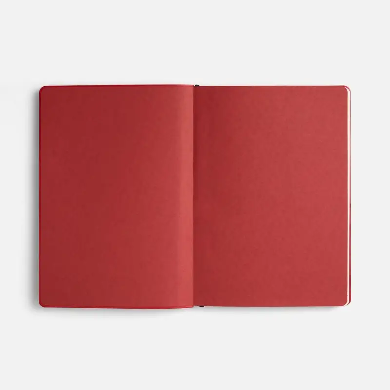 Ежедневник Doppio, недатированный, черный с красным Ежедневник Doppio, недатированный, черный с красным