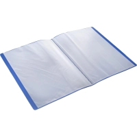 Папка файловая 20 файлов, карман/кор Элемент А4 500мкм син