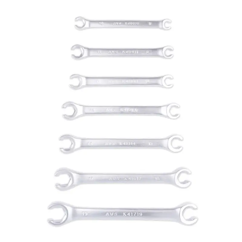 Набор ключей гаечных разрезных в сумке (8-19 мм) (7 предметов) AVS K4N7M