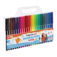 Фломастеры 24 Calligrata, kids, вентилируемый колпачок, блистер