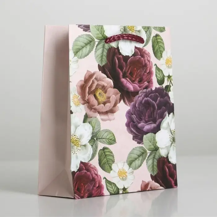 Пакет подарочный ламинированный, упаковка, Love, S 12&times;15&times;5.5 см