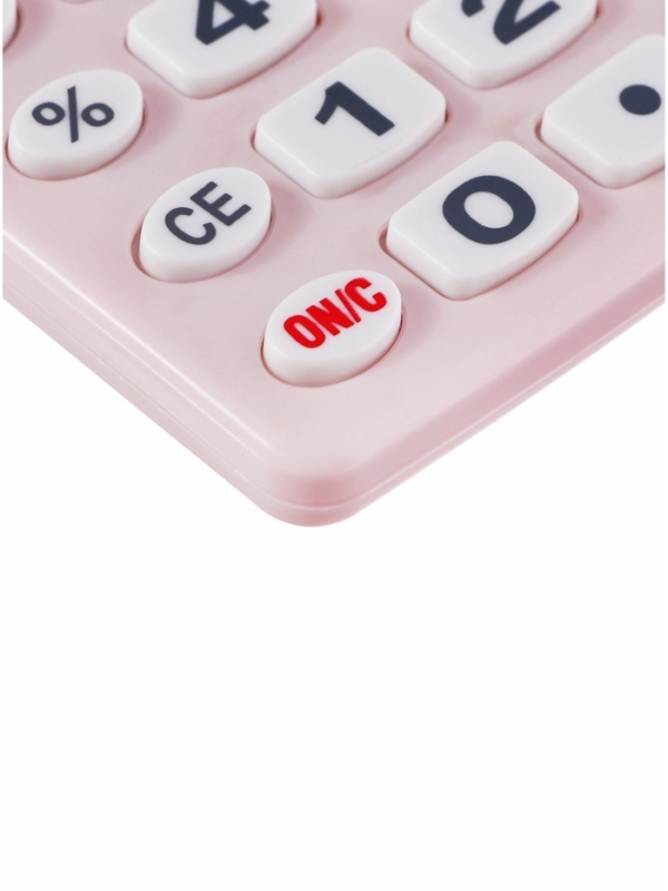 Калькулятор настольный 08-разрядный, розовый Калькулятор настольный 08-разрядный, розовый