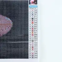 Алмазная мозаика с полным заполнением на холсте &laquo;Орхидеи&raquo;, 40&times;50 см