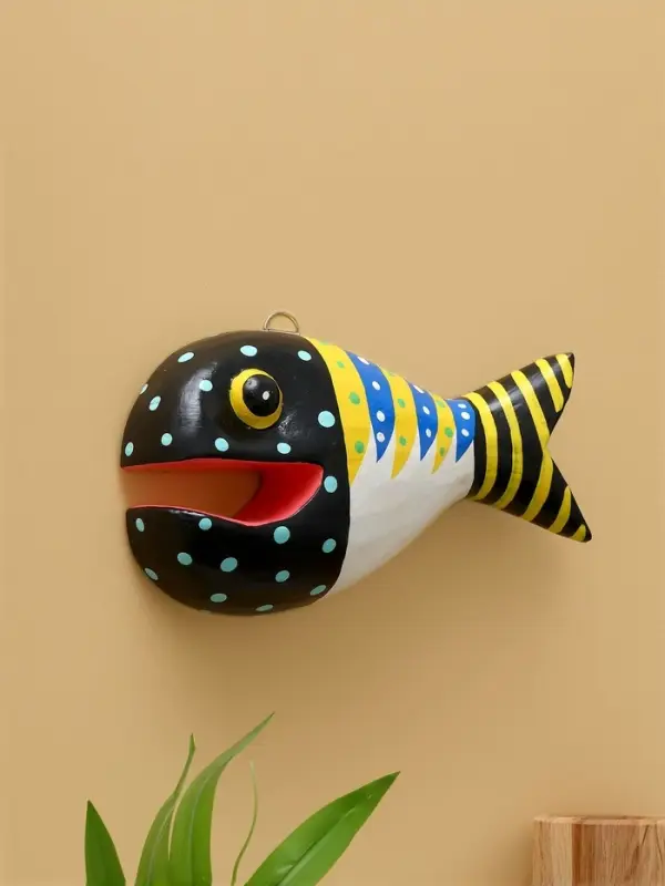 Панно  Панно "Рыба-хищник" дерево 20х12х4 см, цв. разноцветный