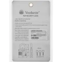 Замок навесной, 55 мм, медный цилиндр, влагозащищенный, короткая дужка, 3 ключа МИКС