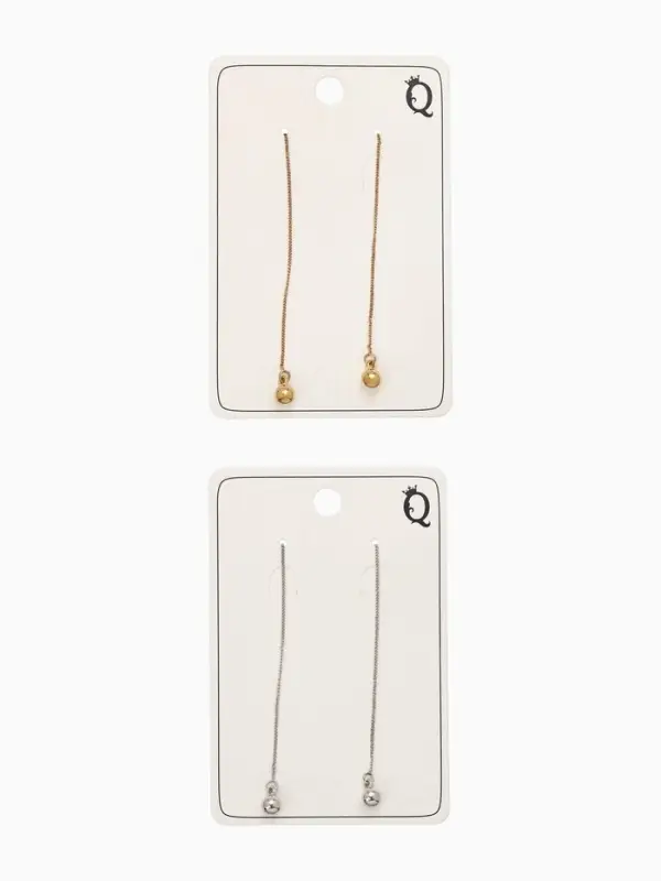 Серьги висячие &laquo;Цепочки&raquo;, искра, цвет МИКС, 8.7 см