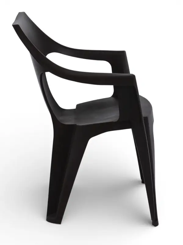 Кресло садовое Decorona DeForma, 55&times;53.5&times;78.5 см, пластиковое, цвет тёплый орех