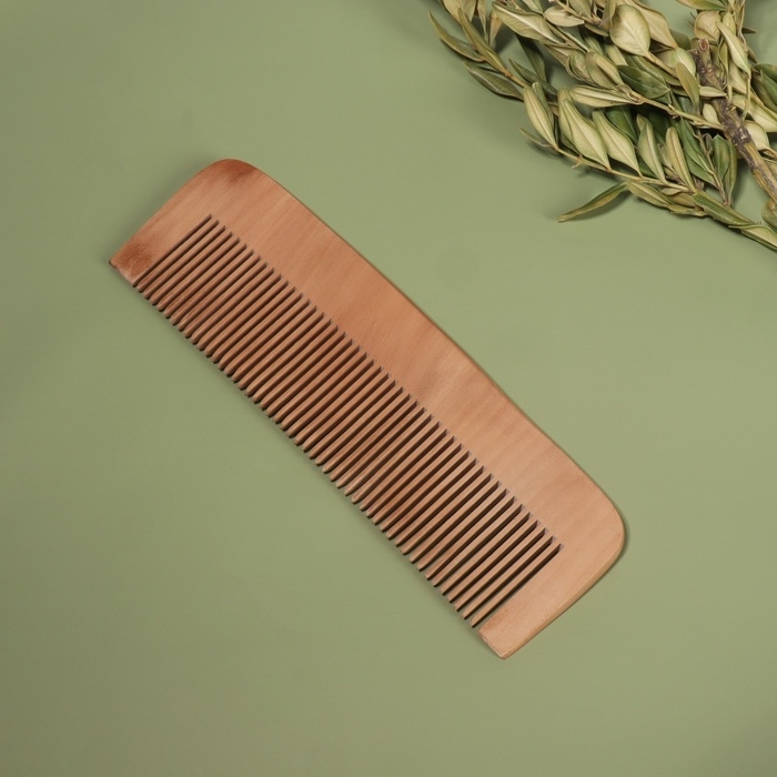 Расчёска - гребень, 16,5 × 5 см, цвет «тёмное дерево» Расчёска - гребень, 16,5 × 5 см, цвет «тёмное дерево»