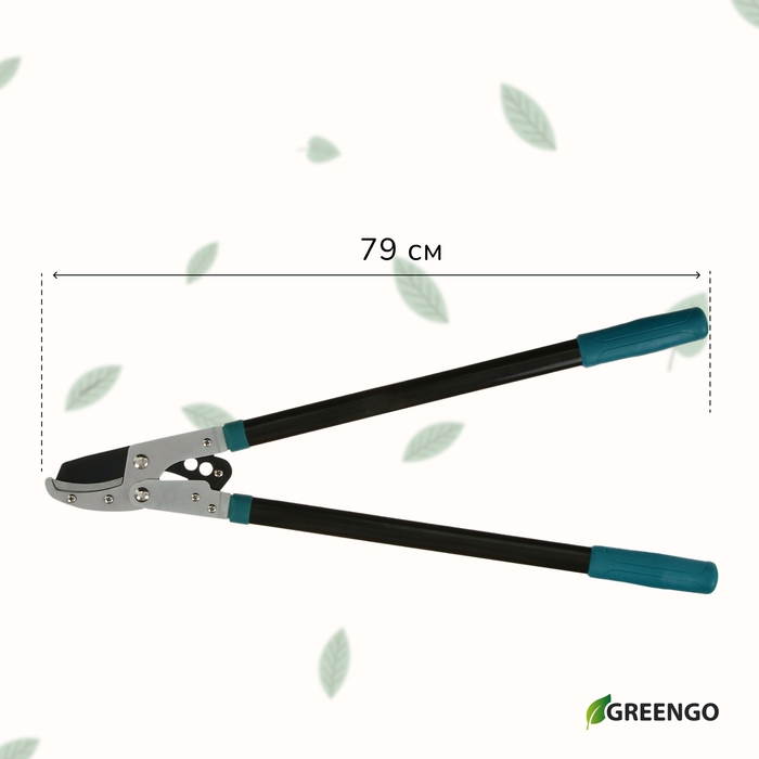Сучкорез контактный, 31 Сучкорез контактный, 31" (79 см), с наковальней, с пластиковыми ручками, МИКС, Greengo