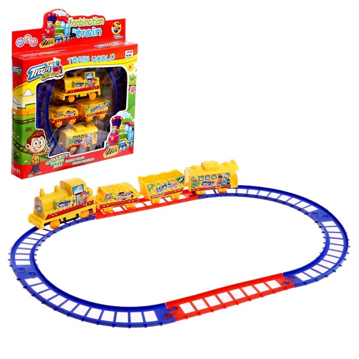 Железная дорога &laquo;Путешествие&raquo;, работает от батареек