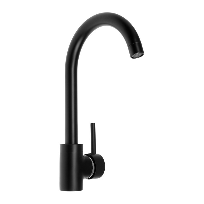 Смеситель для кухни ZEIN ZF-011, картридж керамика 40 мм, латунь, черный Смеситель для кухни ZEIN ZF-011, картридж керамика 40 мм, латунь, черный